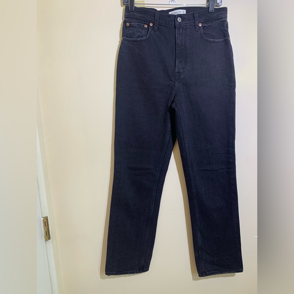 Abercrombie & Fitch the 90’s straight ultra high Rise size 27/4R - Picture 9 of 16